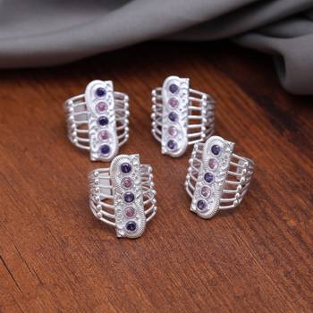 Multi color assorted design toe rings (bichhiya) combo of 2 pairs 1