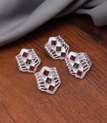 Multi color assorted design toe rings (bichhiya) combo of 2 pairs