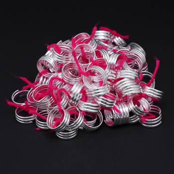 Silver color toe rings (bichhiya) combo of 49 pairs 1