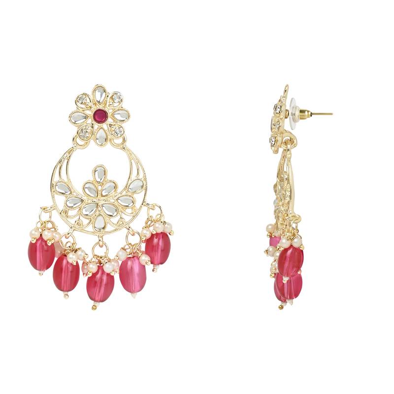 Pearl Polki Kundan Choker Necklace Set