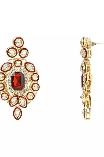 Traditional Kundan & Stone Choker Necklace Jewellery with Earrings & Maang Tikka Set