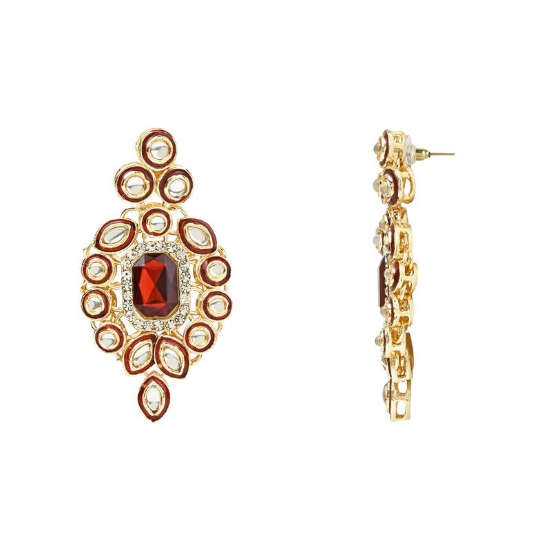 Traditional Kundan & Stone Choker Necklace Jewellery with Earrings & Maang Tikka Set