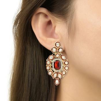 Traditional Kundan & Stone Choker Necklace Jewellery with Earrings & Maang Tikka Set 6