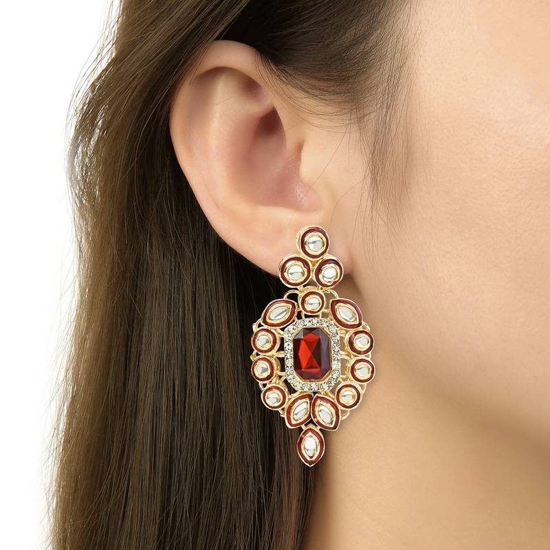 Traditional Kundan & Stone Choker Necklace Jewellery with Earrings & Maang Tikka Set