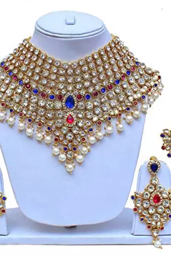 Traditional Kundan Bridal Dulhan Jewellery Set for Women 