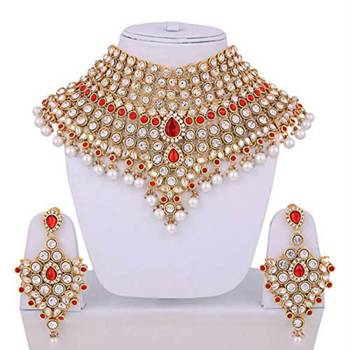 Traditional Kundan Bridal Dulhan Jewellery Set for Women  2