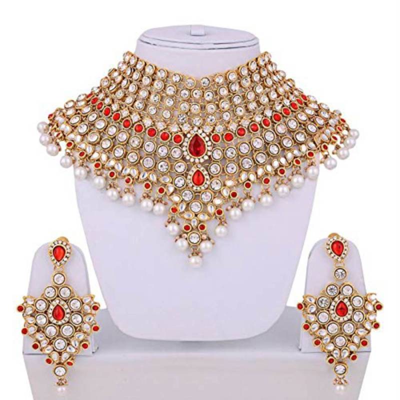 Traditional Kundan Bridal Dulhan Jewellery Set for Women 