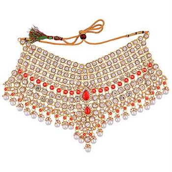 Traditional Kundan Bridal Dulhan Jewellery Set for Women  4