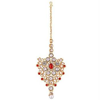 Traditional Kundan Bridal Dulhan Jewellery Set for Women  5