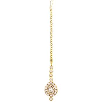 Traditional Jewellery Set with Maang Tikka for Women IJ244W  5
