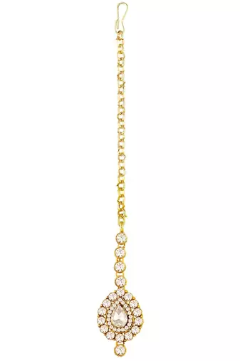 Traditional Jewellery Set with Maang Tikka for Women IJ244W 