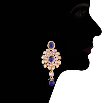 Traditional Kundan Choker Jewellery Set For Women  3