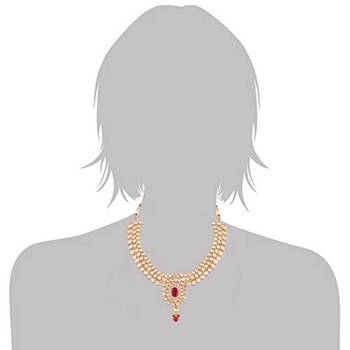 Traditional Kundan Choker Jewellery Set For Women  2