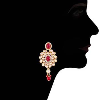 Traditional Kundan Choker Jewellery Set For Women  3