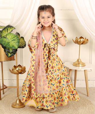 Layered lahenga with dupatta set 2