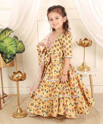 Layered lahenga with dupatta set 3