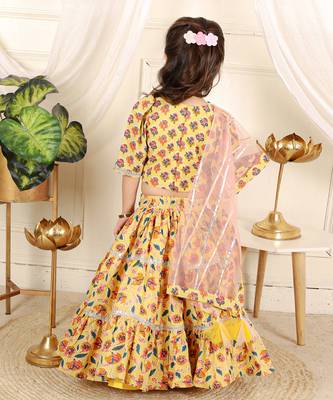 Layered lahenga with dupatta set 5