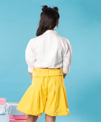 Butterfly embroidered skirt set 4