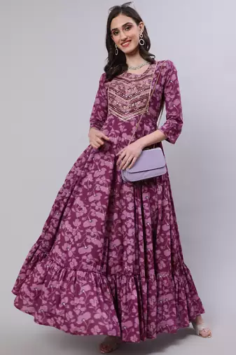 Nishabd women cotton embroidered kurta