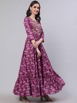 Nishabd women cotton embroidered kurta 5