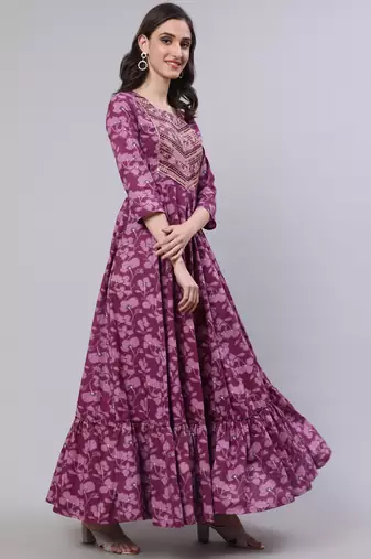 Nishabd women cotton embroidered kurta