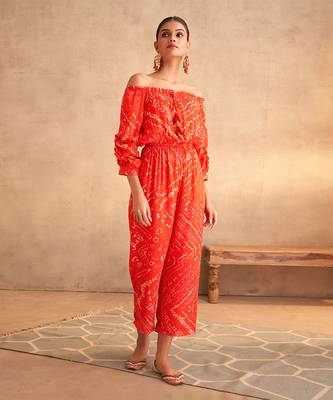 red cora jumpsuit 1