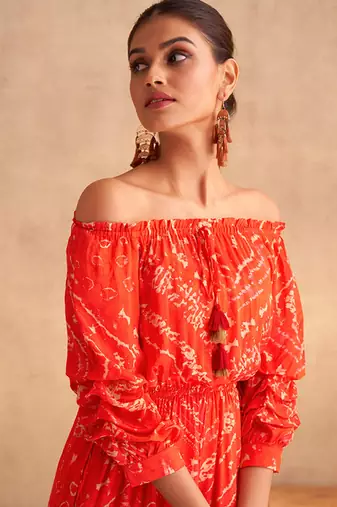 red cora jumpsuit