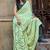 Pista Green Silk Printed Saree With Blouse Piece