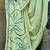 Pista Green Silk Printed Saree With Blouse Piece