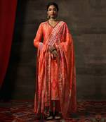 Apricot uma kurta set