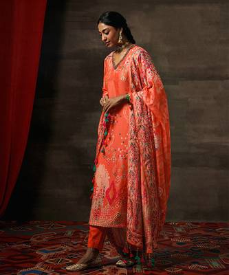 Apricot uma kurta set 3