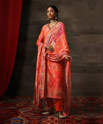 Apricot uma kurta set 4