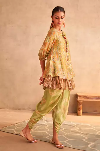 Olive yasmin kurta set