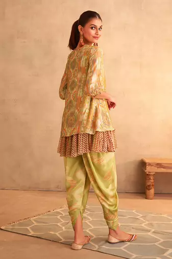 Olive yasmin kurta set