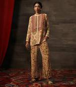 Olive malti kurta set