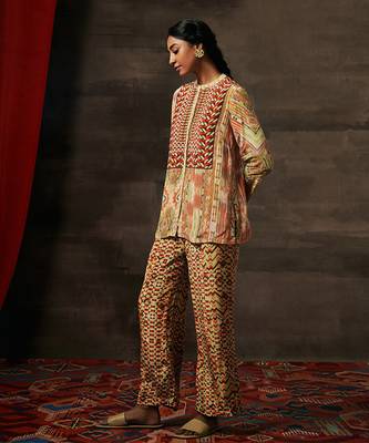 Olive malti kurta set 3