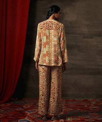 Olive malti kurta set 4