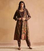 Black elaheh kurta set