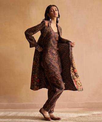 Black elaheh kurta set 4