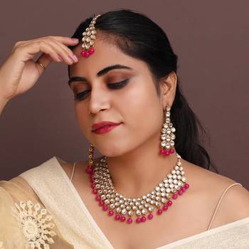 Pink necklace-sets 3