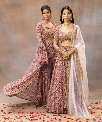 Ivory Printed Lehenga Set 3