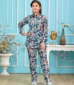 Aarika girls multi color silk co-ord set