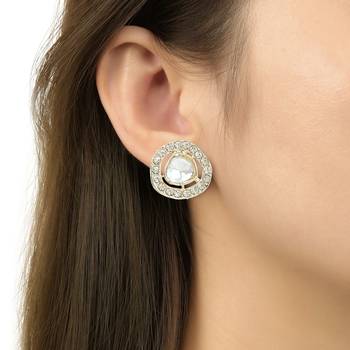 Traditional Stone Choker Necklace Jewellery With Earring Set 5