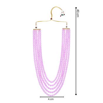 5 Layered Traditional Dulha Moti Mala with Beaded Maharaja Haar/Groom Necklace 5