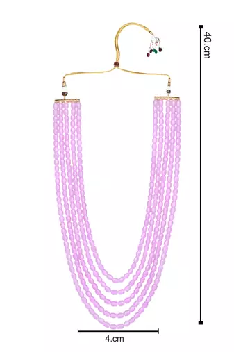 5 Layered Traditional Dulha Moti Mala with Beaded Maharaja Haar/Groom Necklace