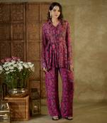 Pink printed co ord set