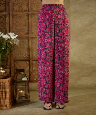 Pink printed co ord set 3