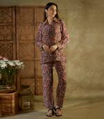 Ivory prtinted co ord set