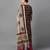 Black Ethnic Motif Printed With Embroidery Work Stitched Straight Kurta Palazzo With Dupatta Set
