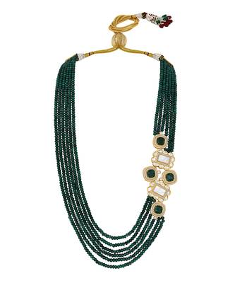 Emerald & polki malla set 3